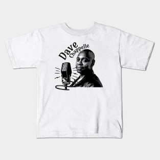 Dave Chappelle open mic funny Kids T-Shirt